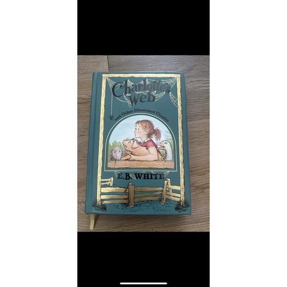 Charlotte's Web and Other Illustrated Classics Leather Bound E B White EUC - Picture 3 of 16